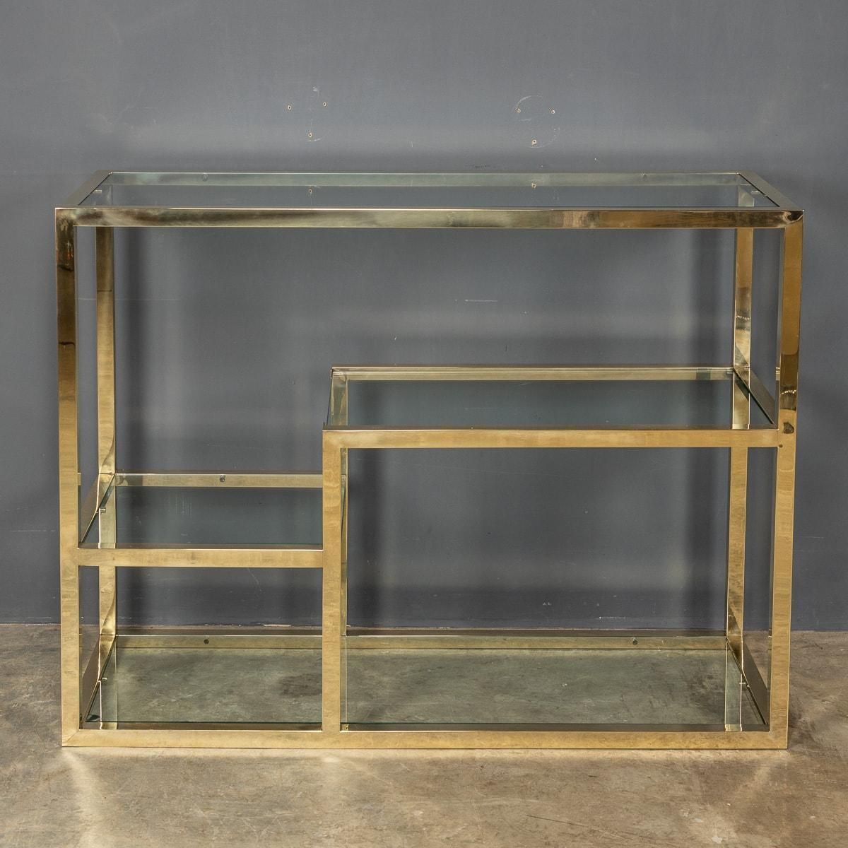 20th Century Chromed Brass Etagere, C.1970 photo Furniture