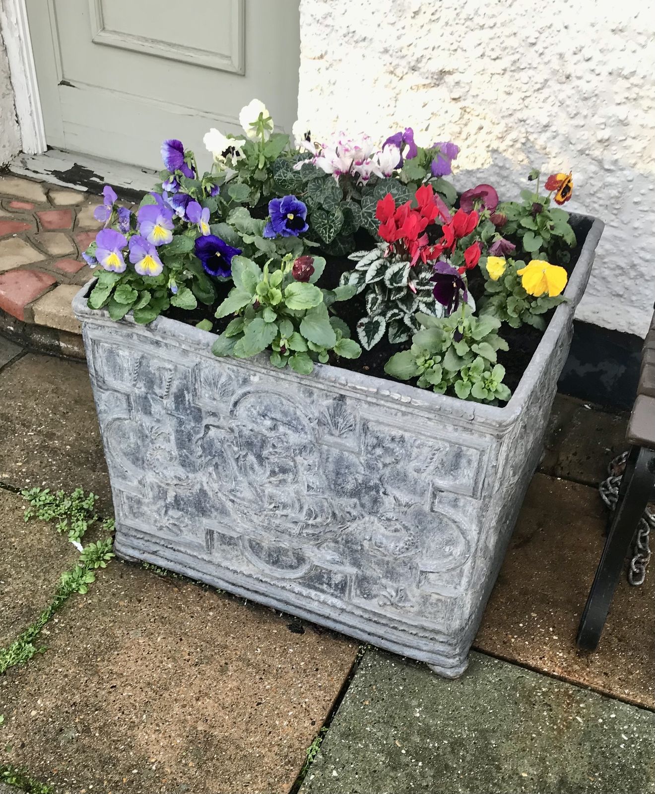 Garden Decor George 11 Rare Antique Lead Planters photo