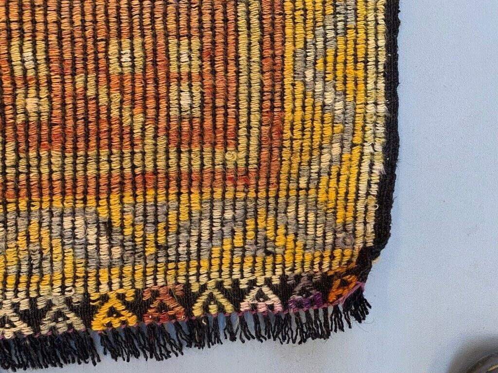 Small Vintage Turkish Kilim Rug 140x90 Cm Wool Kelim photo 235.0