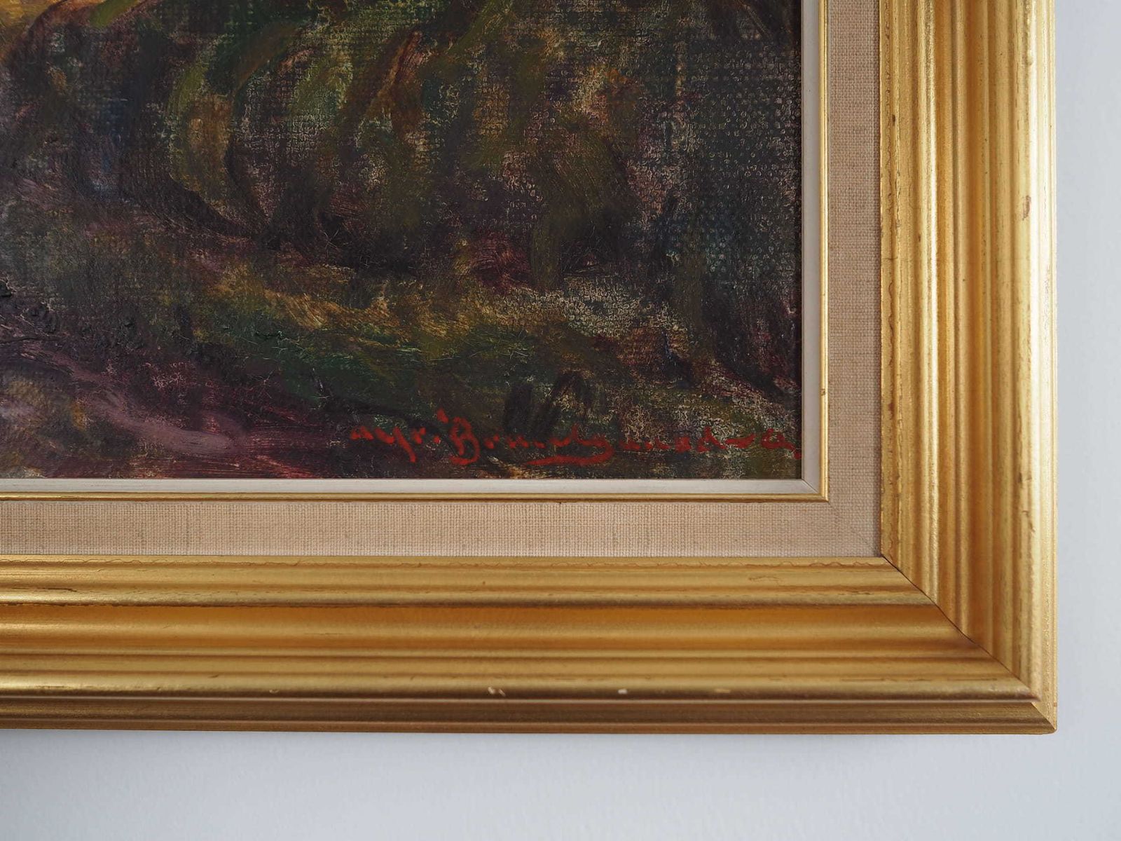 Schilderij „The Autumn Forest", Scandinavisch Design, Jaren 1960 photo buy