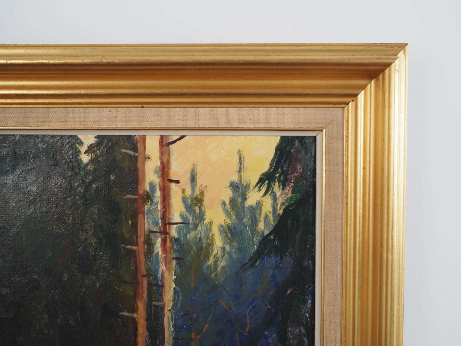 photo for sale Schilderij „The Autumn Forest", Scandinavisch Design, Jaren 1960