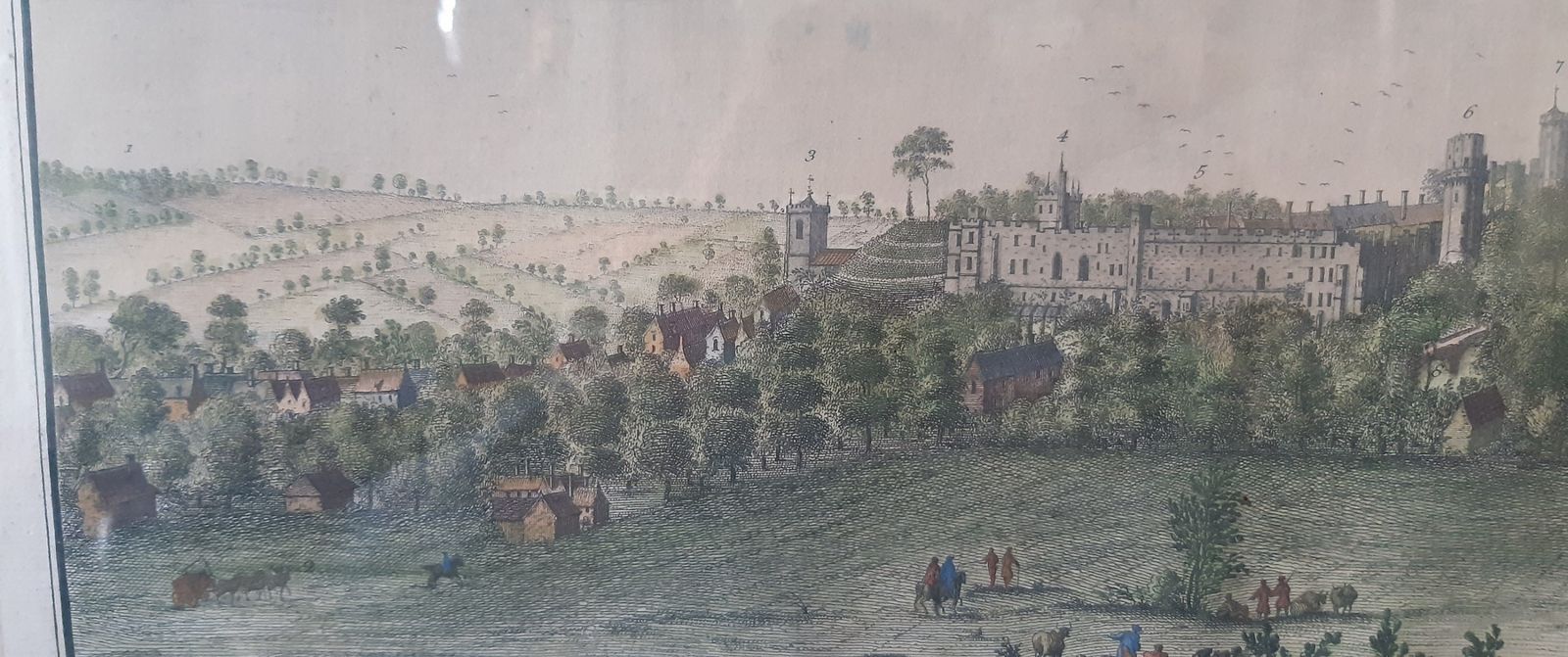 Print Buck South East Prospect Of Warwick photo buy