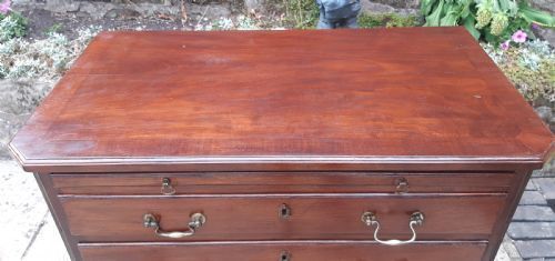 Georgian Mahogany Chest Of Drawers Small photo for sale