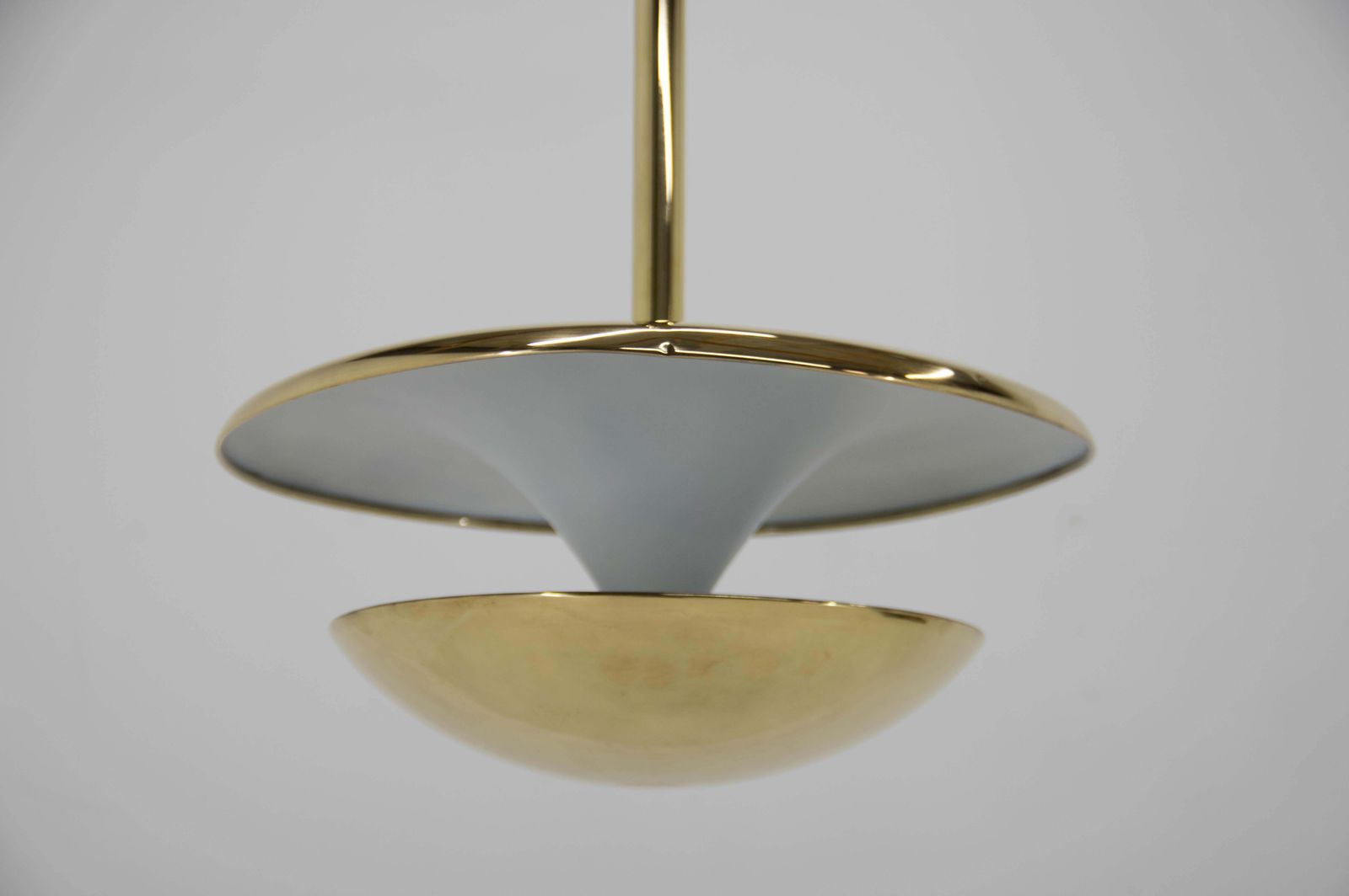 Rare Brass Bauhaus Chandelier By Franta Anyz 1920s Restored photo buy