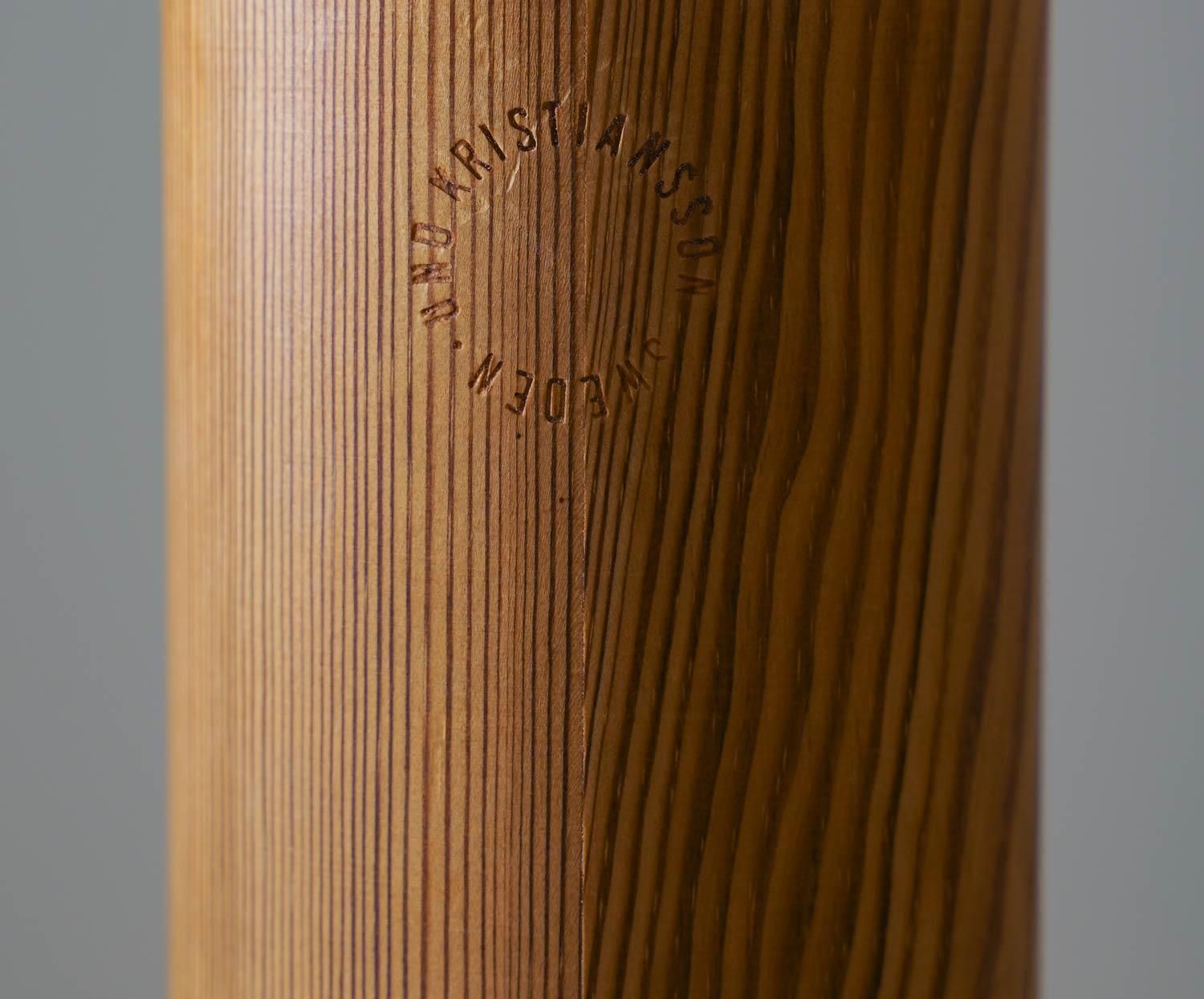 Pair Of Scandinavian Midcentury Table Lamps In Pine By Luxus photo buy