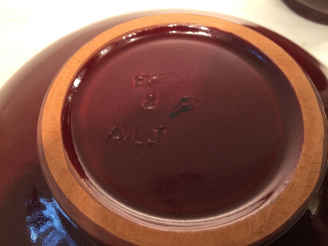 Art Deco Vase By Anna Lisa Thomson For Upsala Ekeby, Swedish Ceramics In The 1930s, Oxblood / Sang De Boeuf Glazed photo 154.0