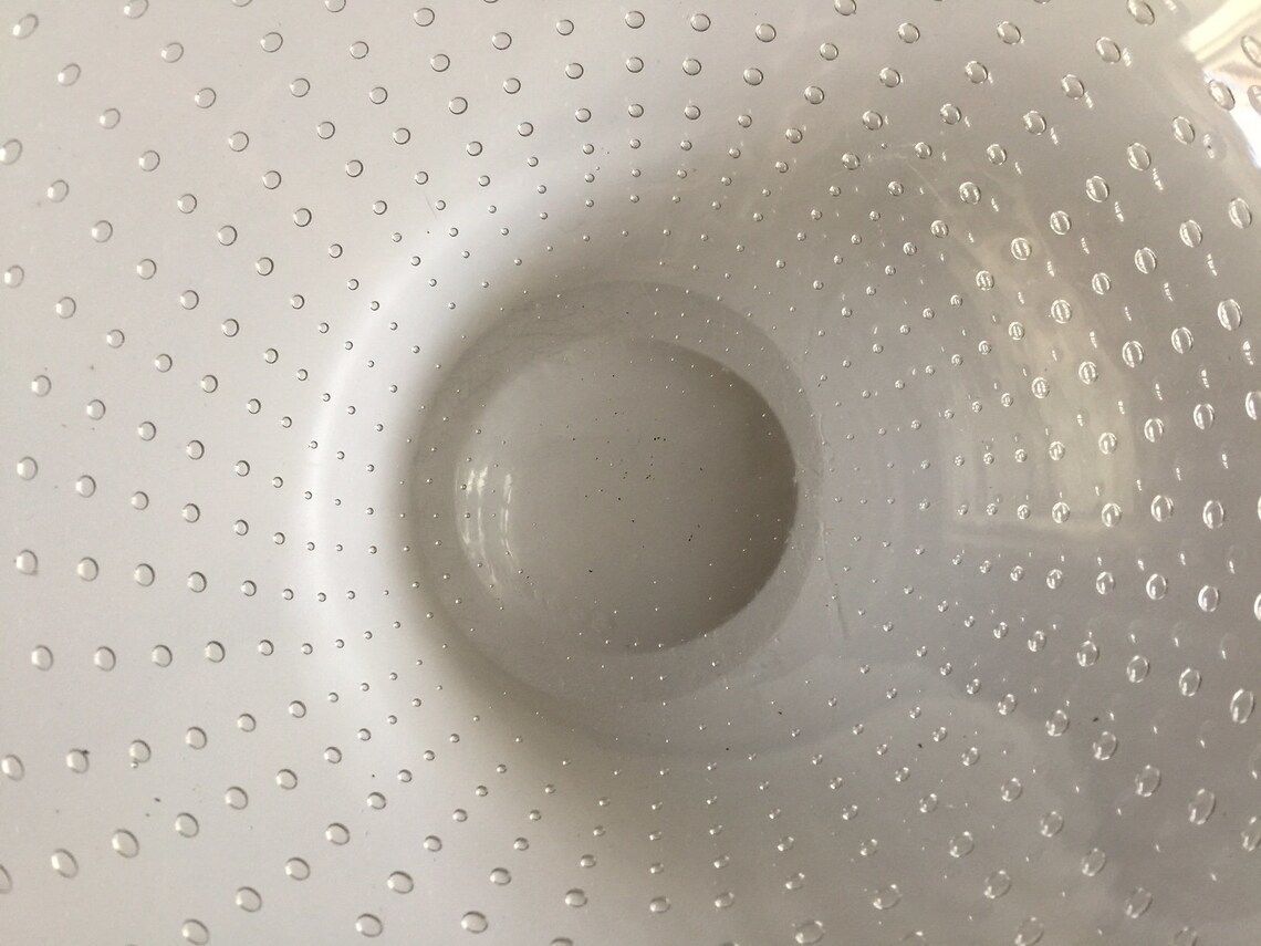 Swedish Art Glass Bowl With Bubbles By Artist Vicke Lindstrand For Kosta In Sweden In The 1950s photo vintage