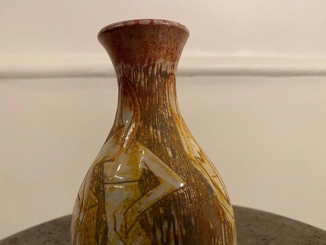 photo furniture Vase With Four Women From The Swedish Pottery Workshop Torngrens. Mid Cetury From Sweden