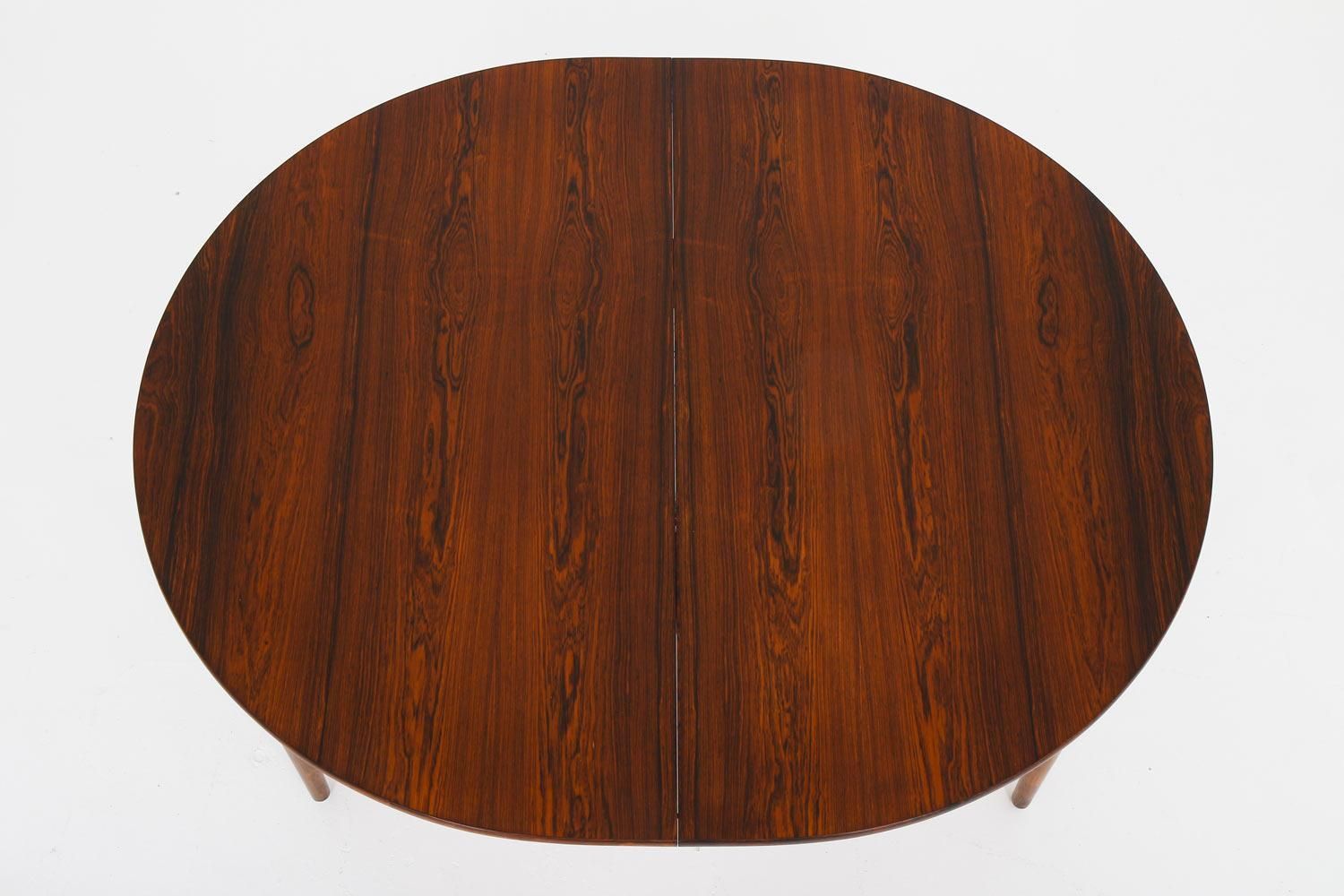 Scandinavian Mid Century Roswood Dining Table By Ib Kofod Larsen, 1960s photo 6230.0