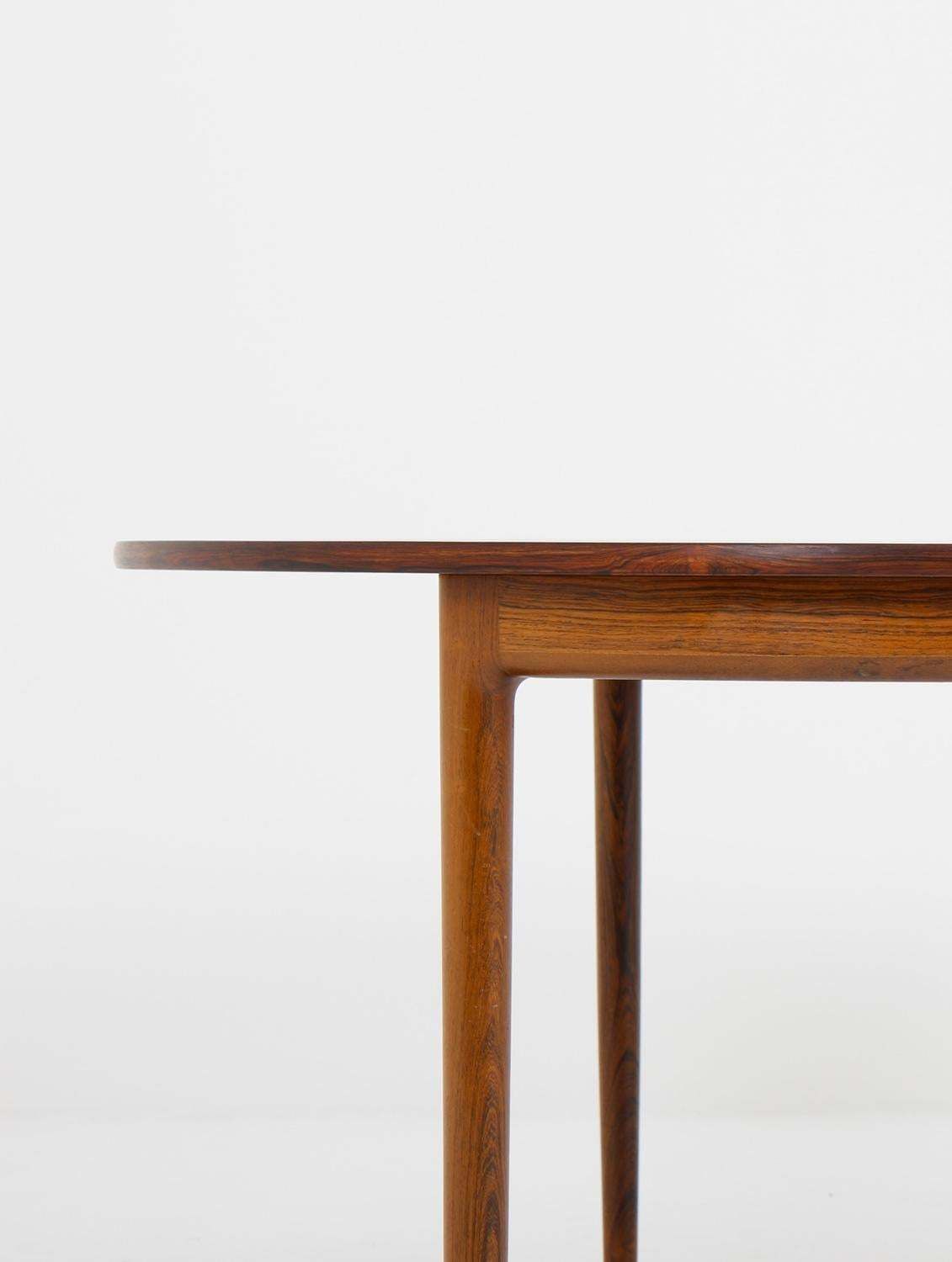 Scandinavian Mid Century Roswood Dining Table By Ib Kofod Larsen, 1960s photo buy