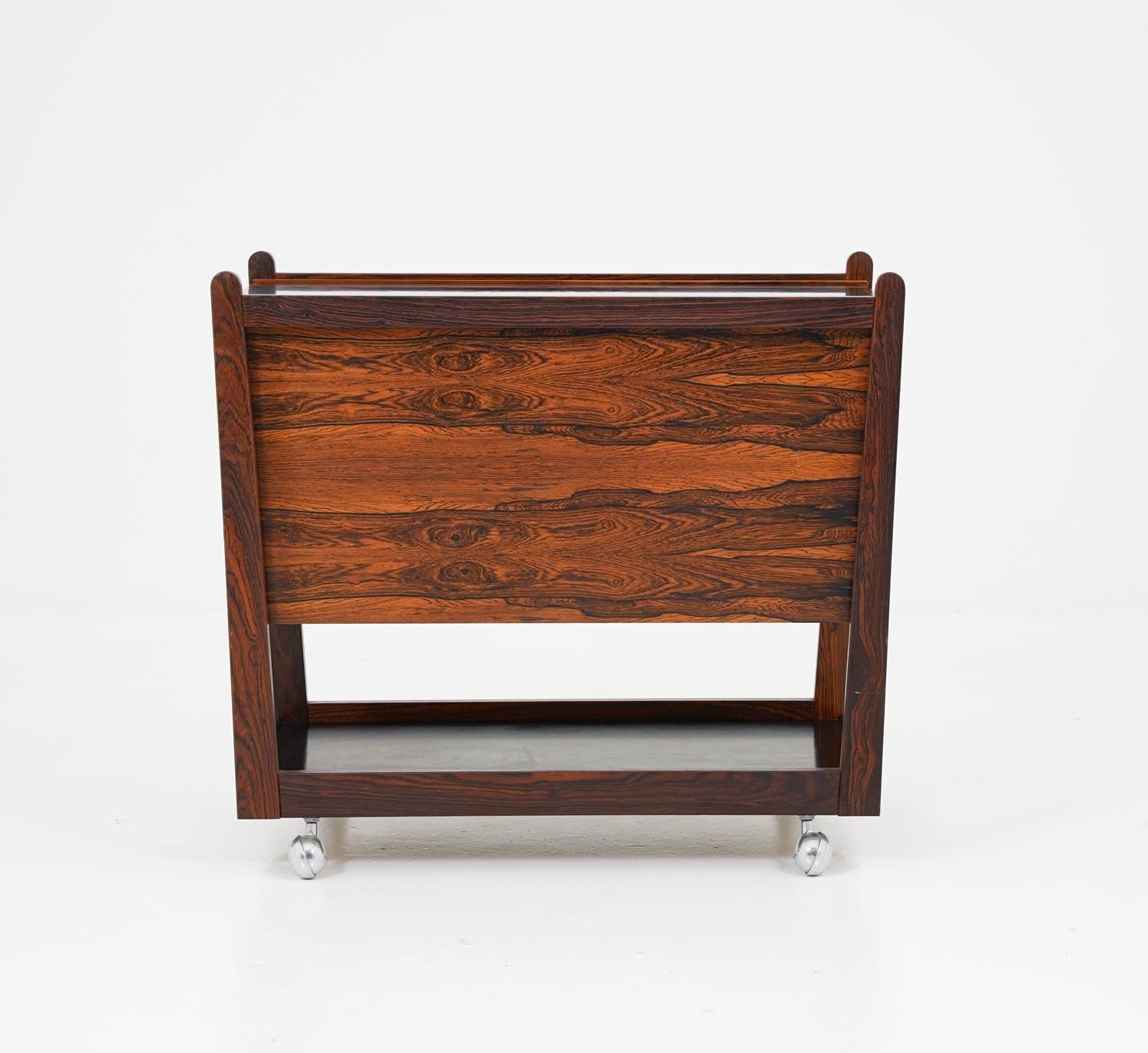 Scandinavian Midcentury Bar Cart By Rolf Hesland photo furniture