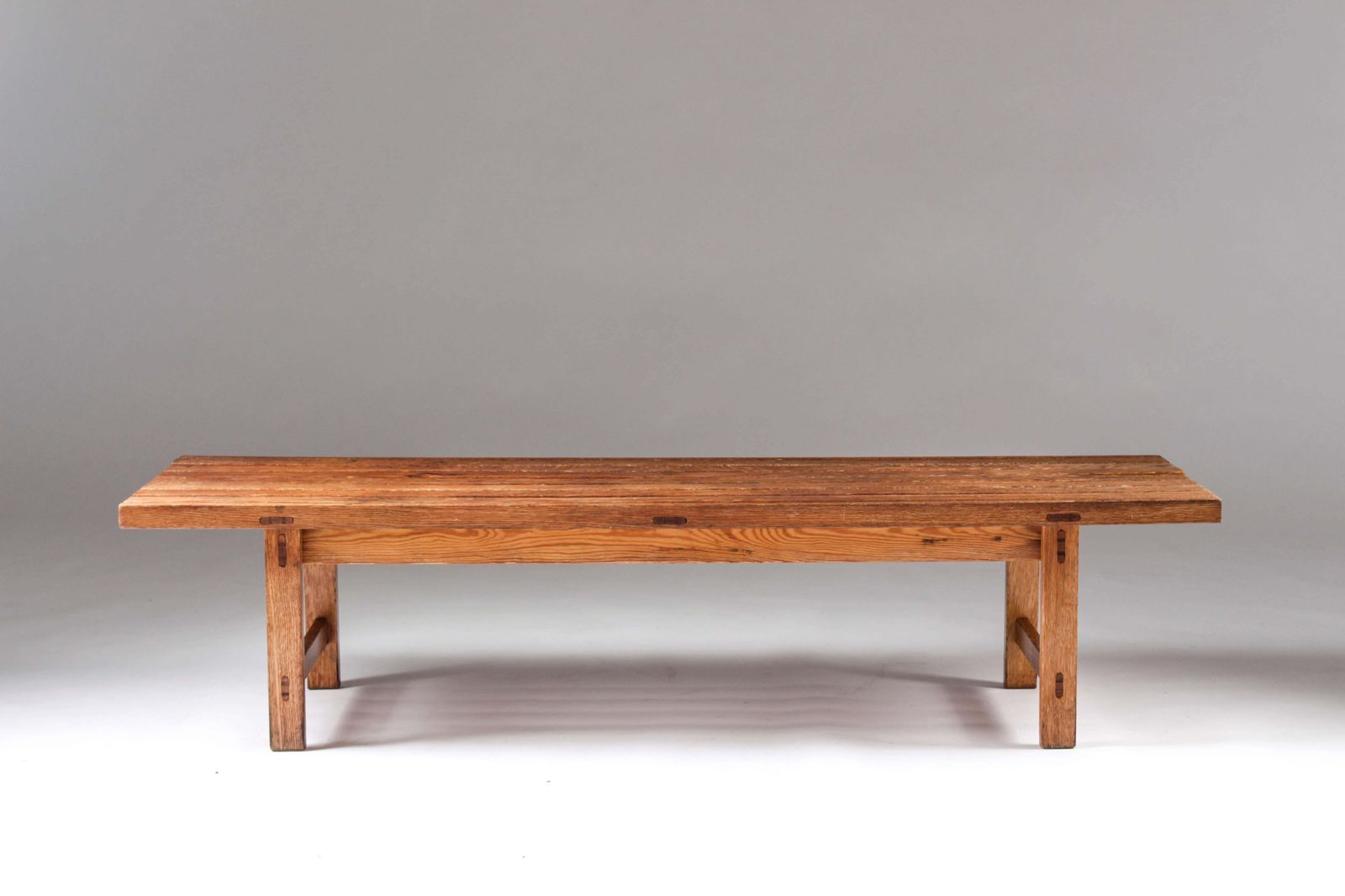 Swedish Mid Century Bench Or Side Table In Oak By Hugo Svensson photo furniture