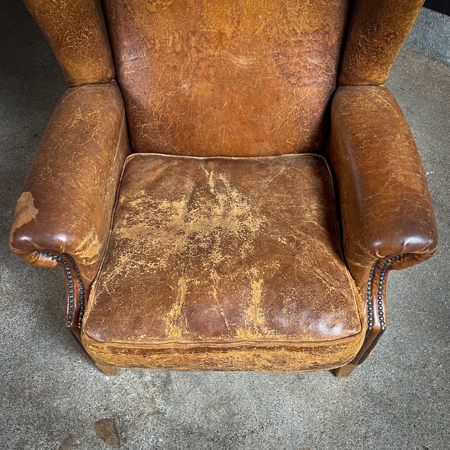 Vintage Schapenvacht Wingback Fauteuil photo buy