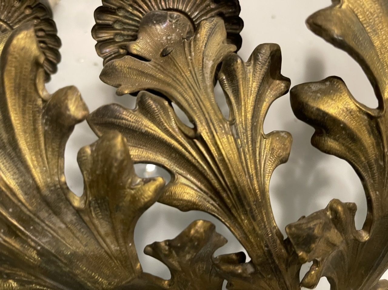 Italian Gold Gilded Tole Sconces Set Of 2 photo furniture