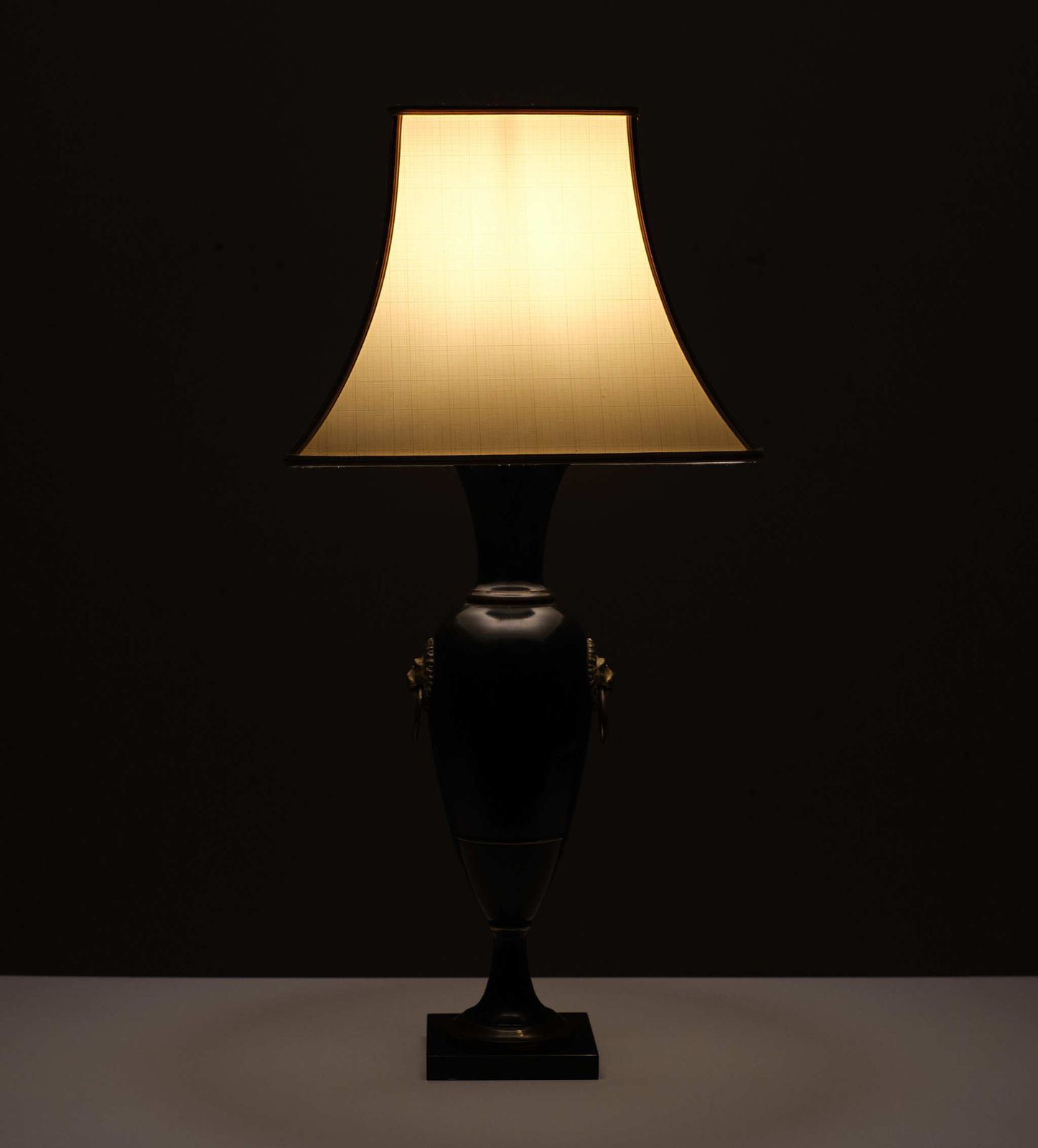 Classic Metal Desk Lamp 1950s USA photo for sale