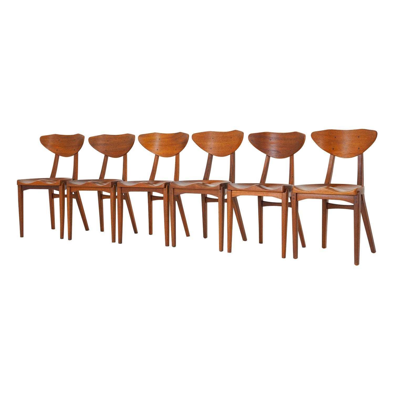 Set Of Six Dining Chairs By Richard Jensen And Kjaerulff Rasmussen photo furniture