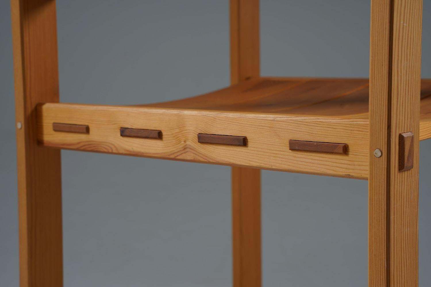 Scandinavian Dining Chairs In Pine, Model Trybo By Edvin Helseth, 1960s photo buy