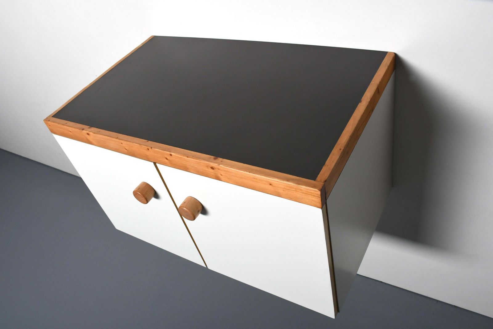 Wall Mounted 'Les Arcs’ Cabinet / Sideboard By Charlotte Perriand, France, 1970s photo buy
