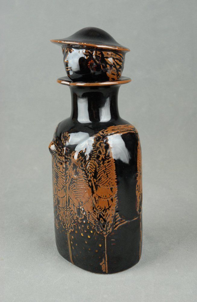 photo for sale Ceramic Combin Decanter By Stig Lindberg For Gustavsberg Studio, 1970s