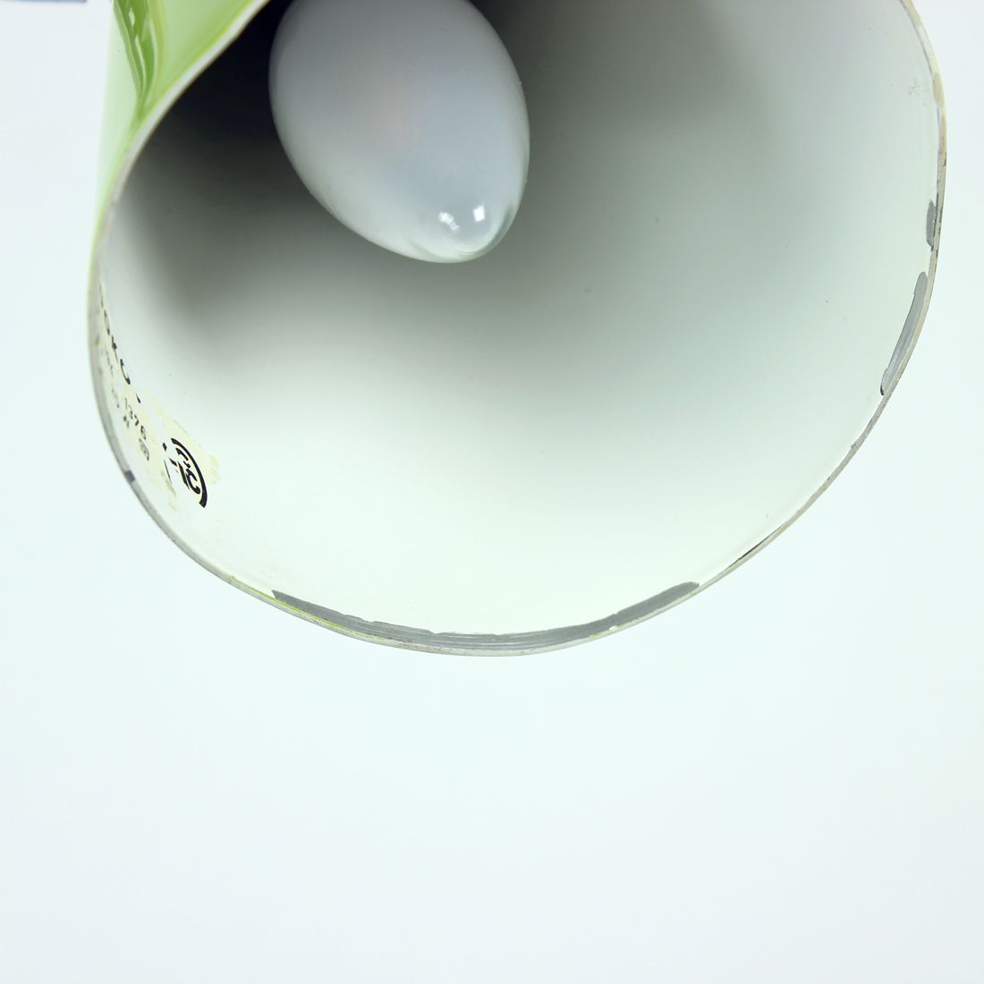 Green Metal Table Lamp By Lidokov, Czechoslovakia 1960s photo Lighting
