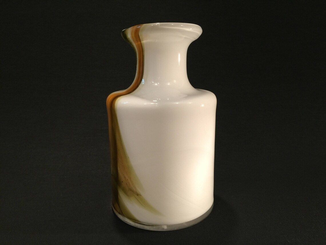 1970s Art Glass Vase Cascade By Per Lutken For Danish Glassworks Holmegaard  Scandinavian Mid Century Modern photo 133.0