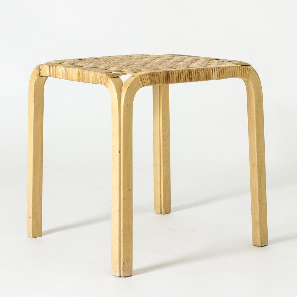 Mid Century Y 61 Stool By Alvar Aalto From Artek, 1950s