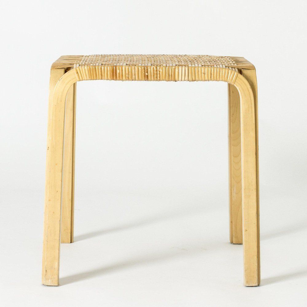 Mid Century Y 61 Stool By Alvar Aalto From Artek, 1950s photo for sale