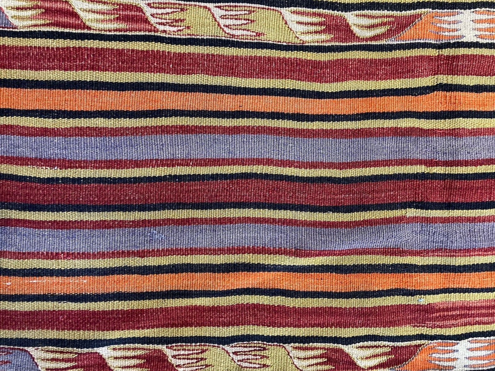 Vintage Anatolian Kilim 1.92m X 1.38m photo Textiles