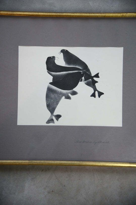photo furniture Pair Of Lithographs   After Sheouak Petaulassie