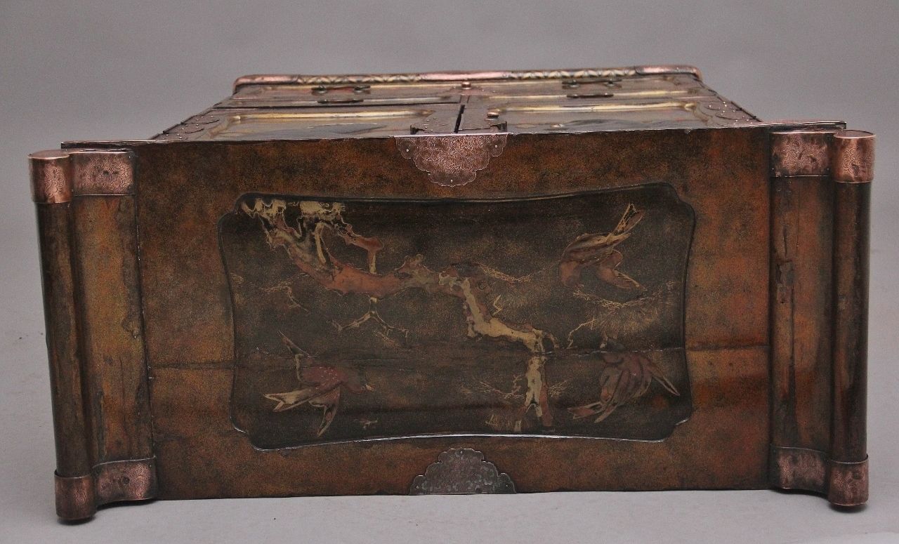 photo for sale 19th Century Japanese Gilt Lacquered Cabinet