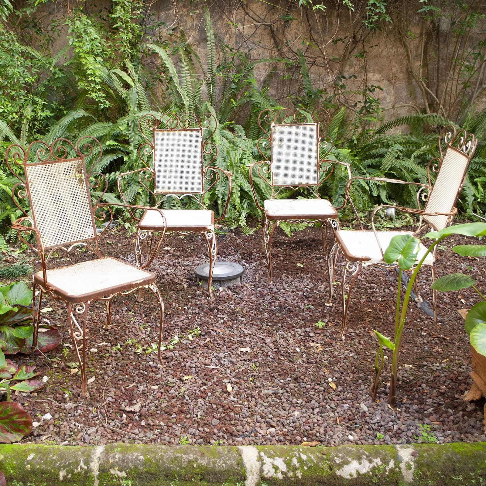 Wrought Iron Chairs From The 1950s Casa E Giardino photo for sale