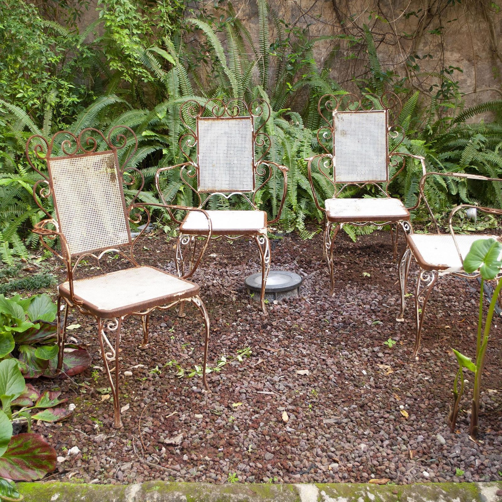 Wrought Iron Chairs From The 1950s Casa E Giardino photo Garden Furniture