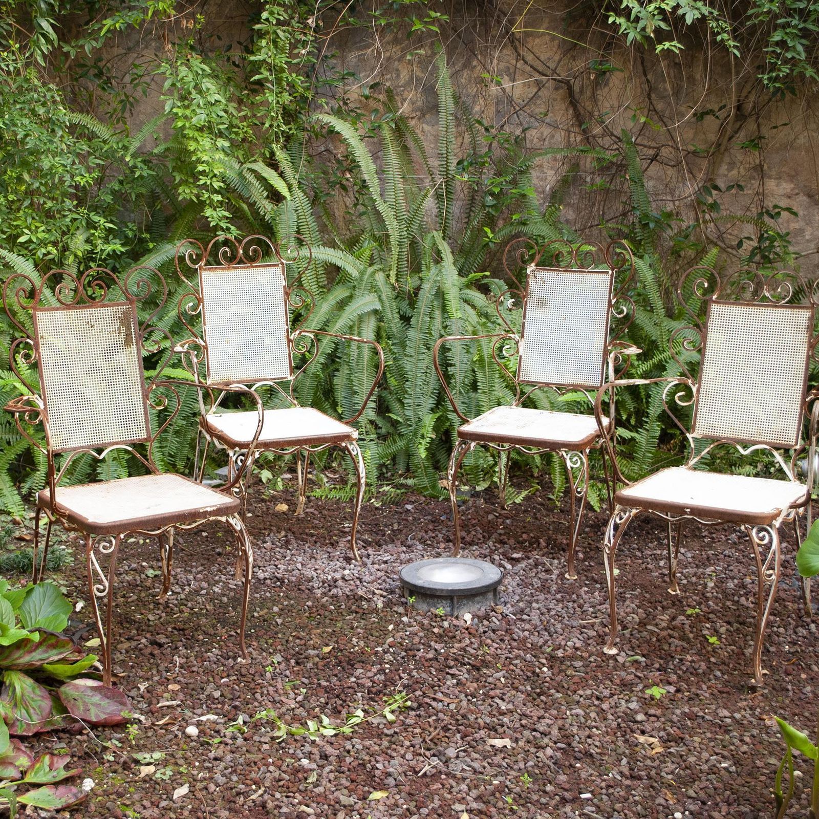 Wrought Iron Chairs From The 1950s Casa E Giardino photo vintage