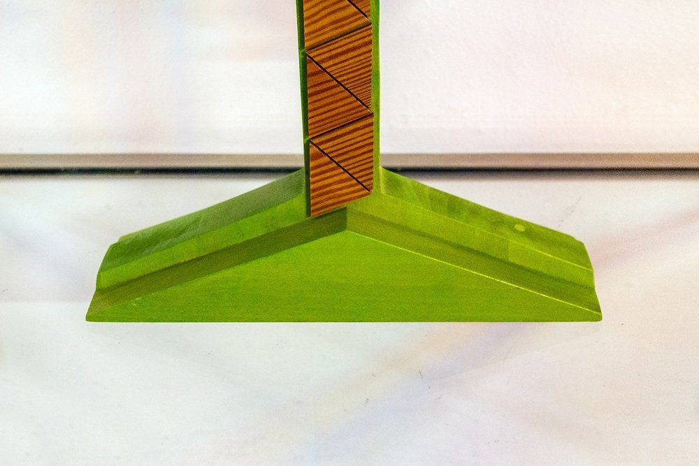 Tribute To Depero Lacquered Wood Sculpture By Legnomagia Perugia, 1980s photo vinterior