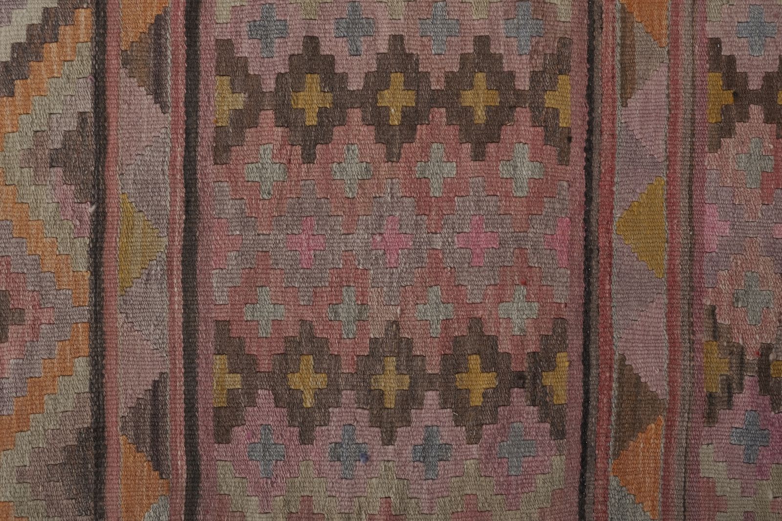 Turkish Handmade Stair Kilim Runner 2'4'' X 22'10'' photo 1400.0