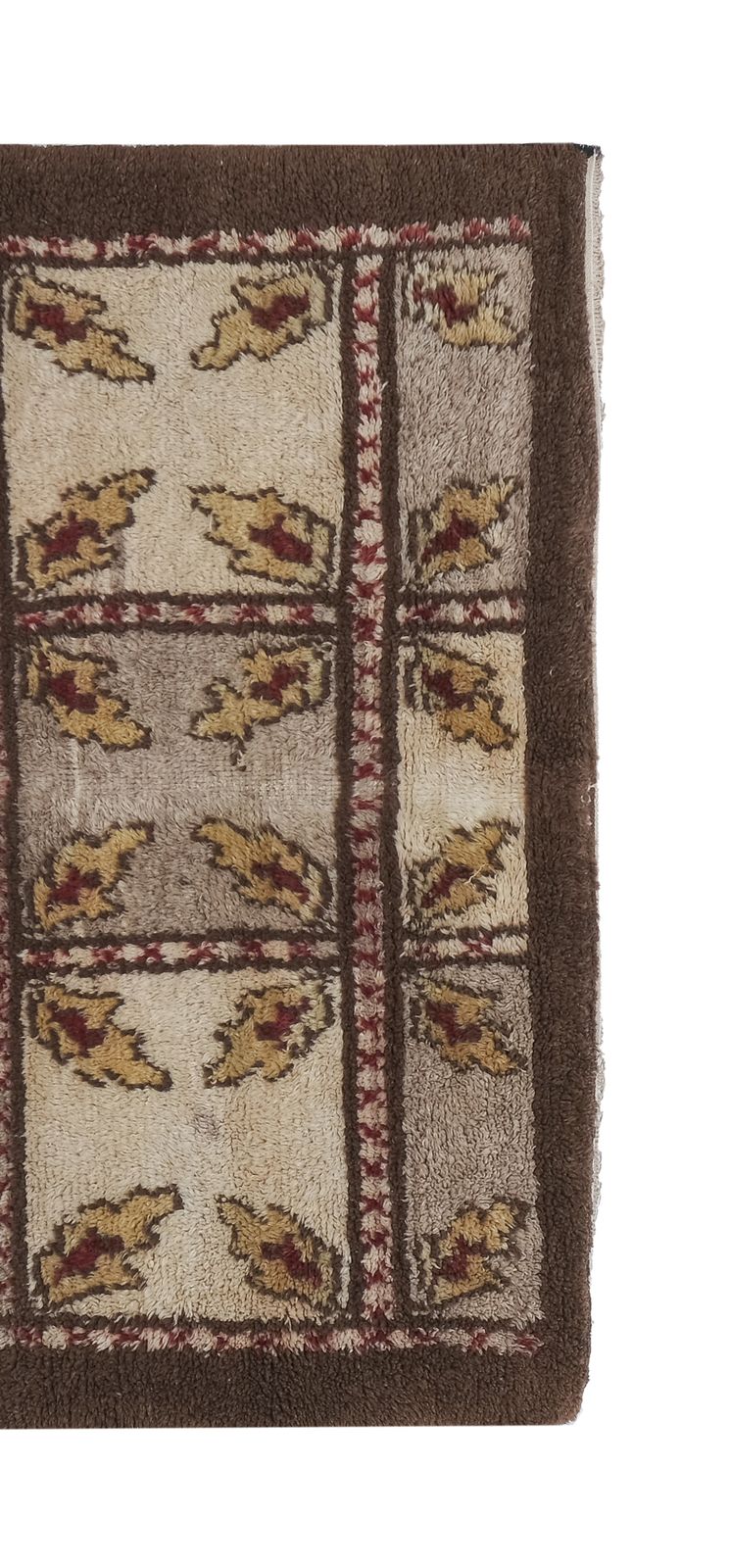 Textiles Organic Wool Floral Turkish Karapinar Tulu Rug photo