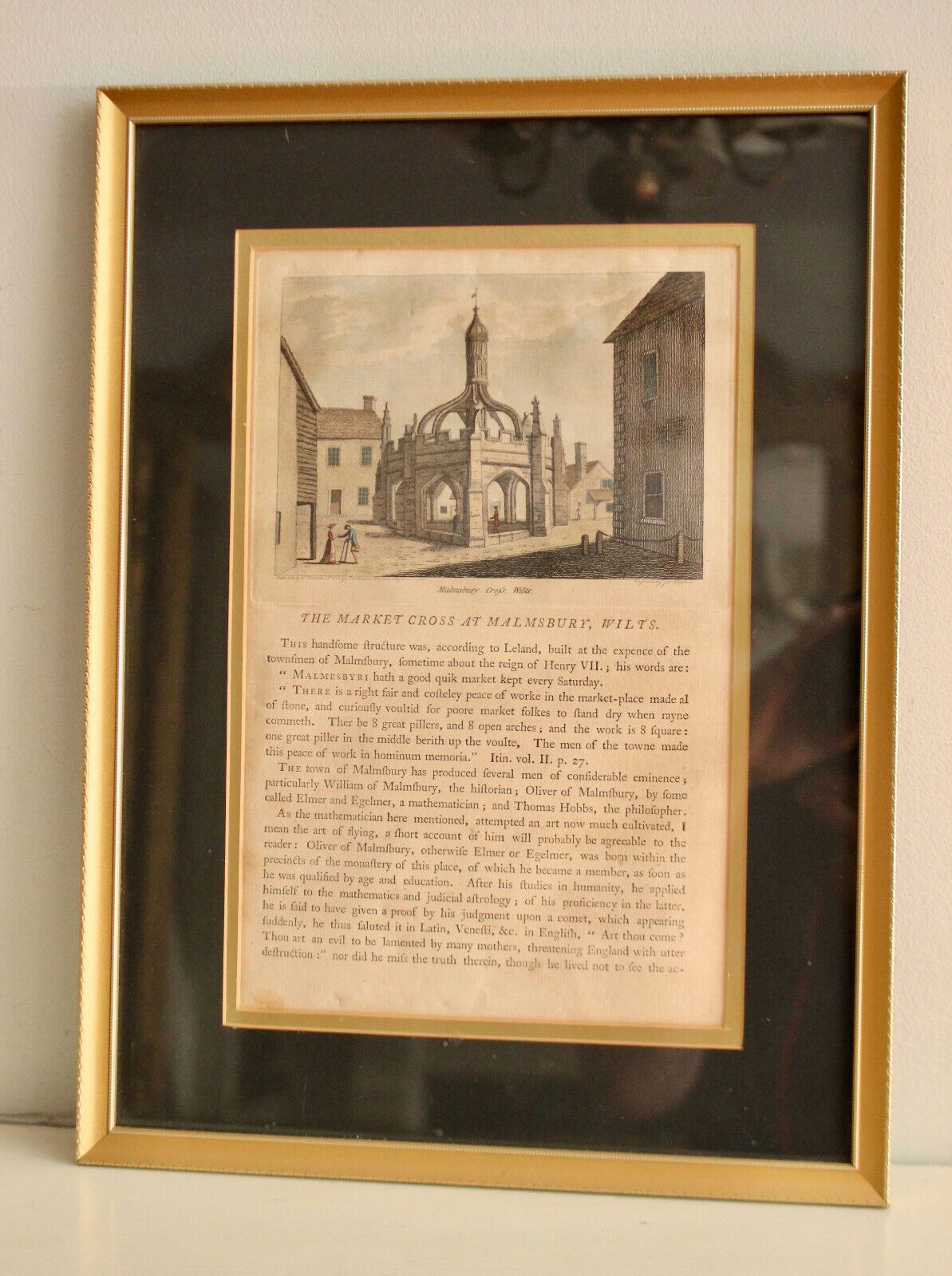 The Antiquities Of England & Wales, Francis Grose, Malmsbury Market Cross, 1772