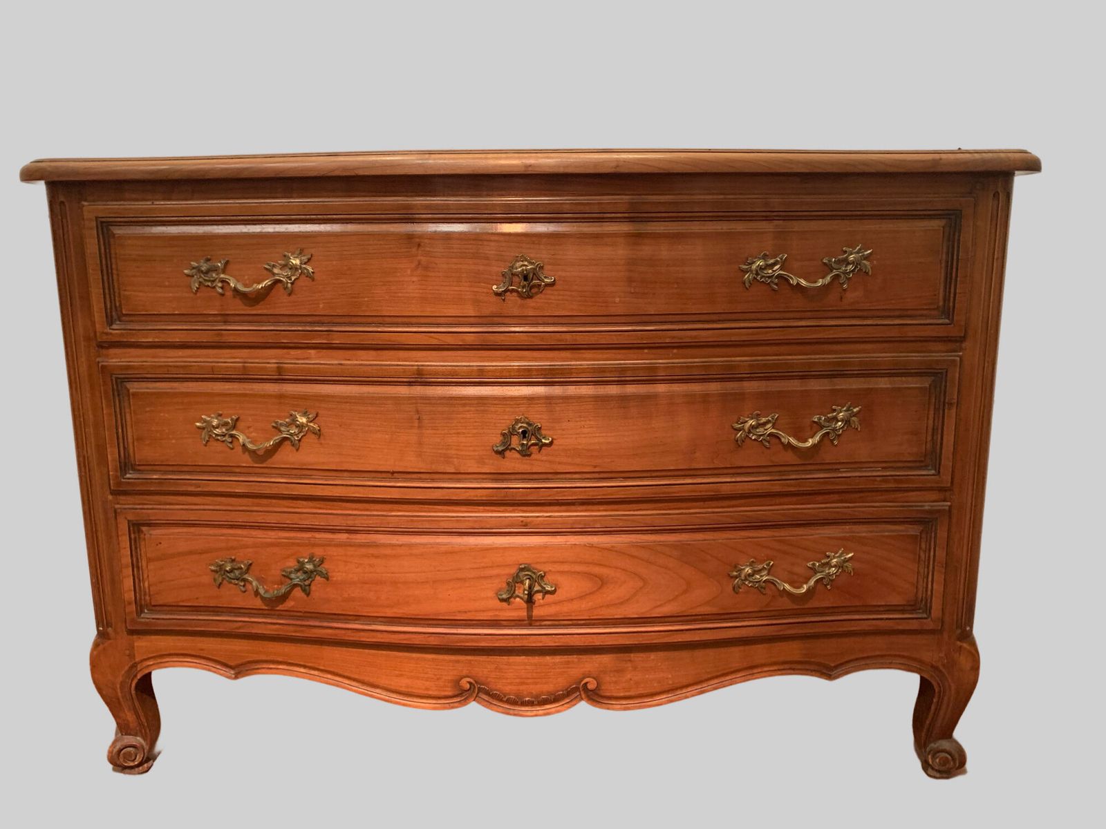 Chest Of Drawers With Curved Facade In The Provençal Style Of The 20th Century photo vinterior