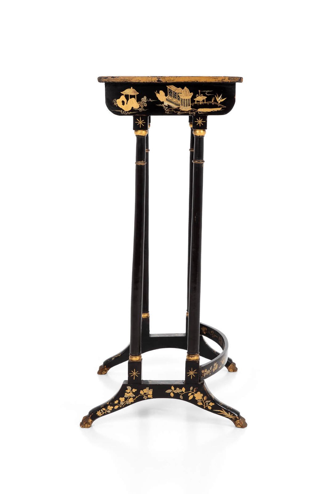 Regency Period Chinoiserie Nest Of Tables photo vintage