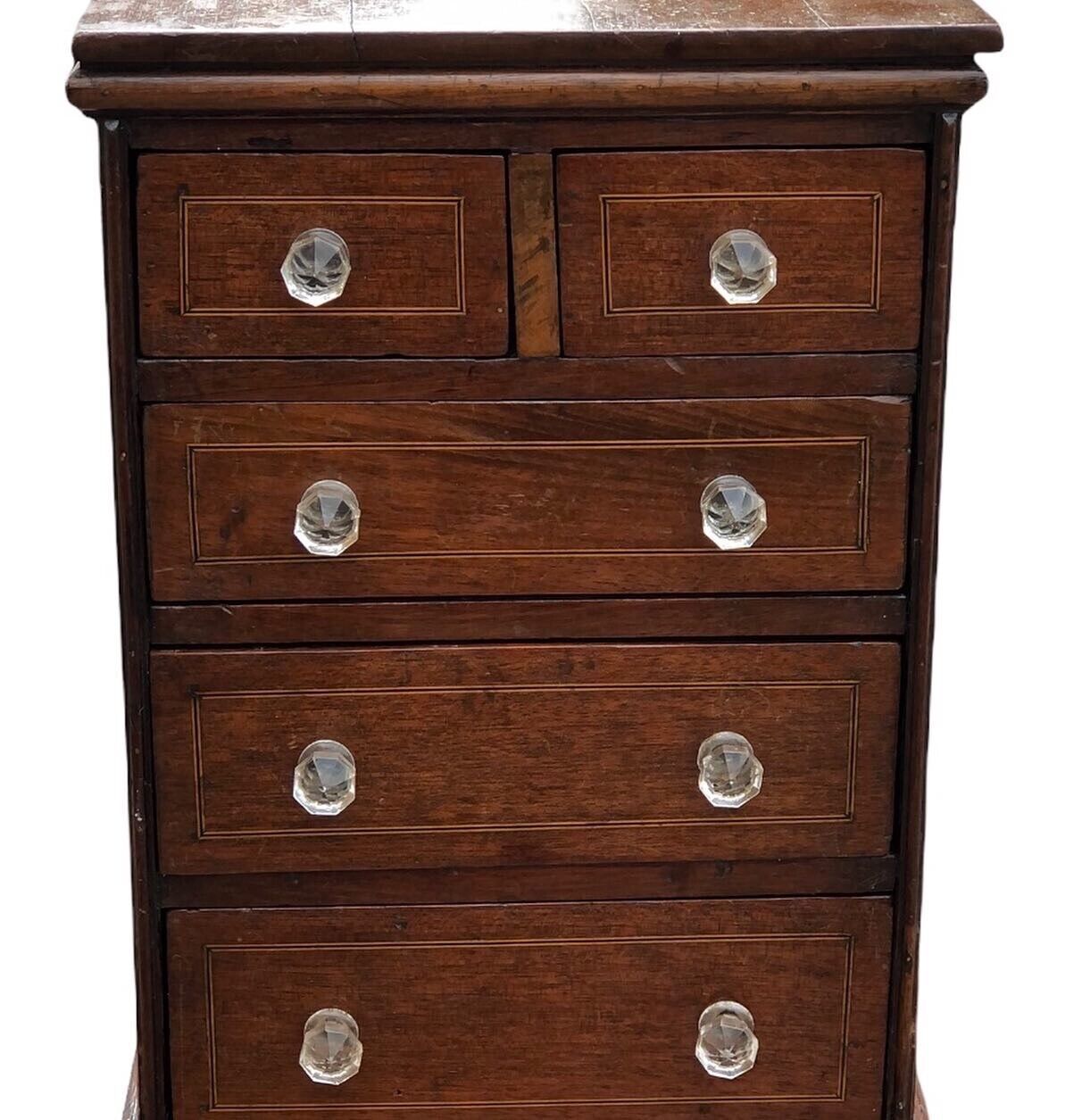 Victorian Set Of Table Top Jewellery/ Collectors Drawers. photo vintage
