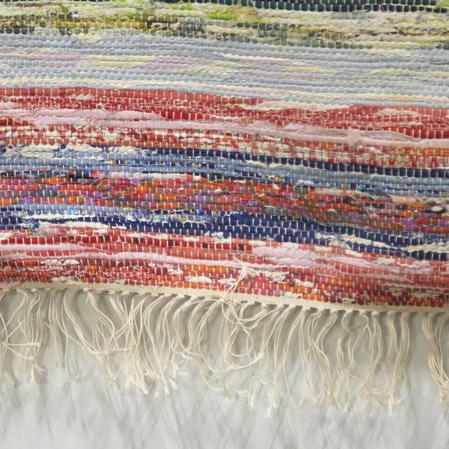 20th Century Swedish Rag Rug, Early 20th Century photo Textiles