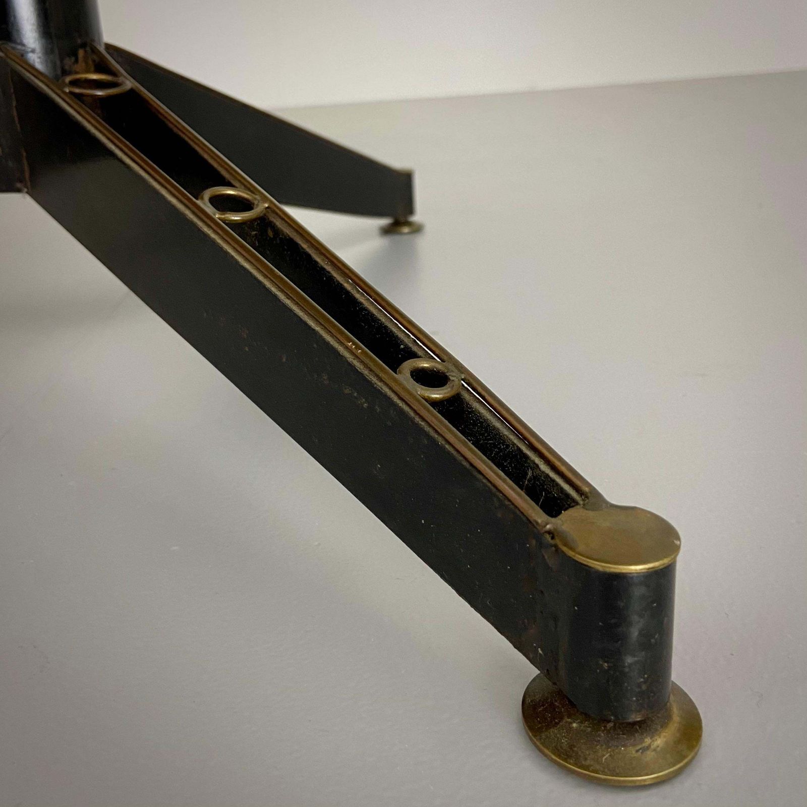 Carlo Ratti Dining Table In Wood And Metal, Italy, 1960's photo buy