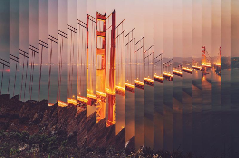Golden Gate Surreal 20x30" Archival Pigment Print