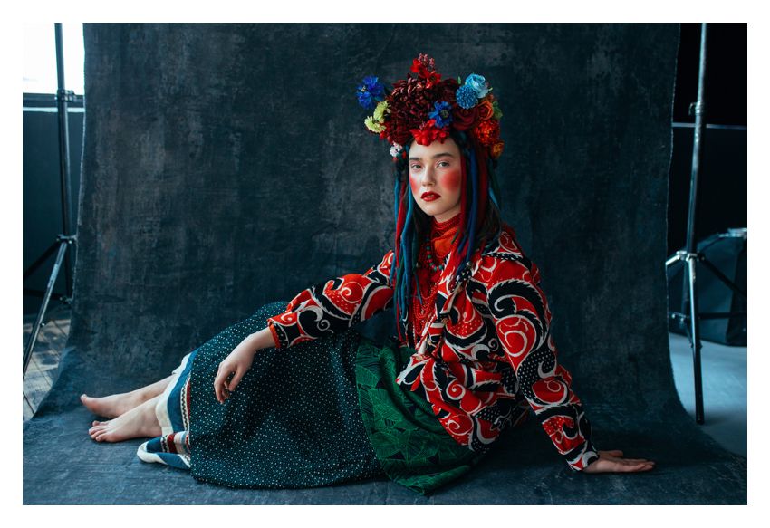 Flower Headdress 20x30" Archival Pigment Print