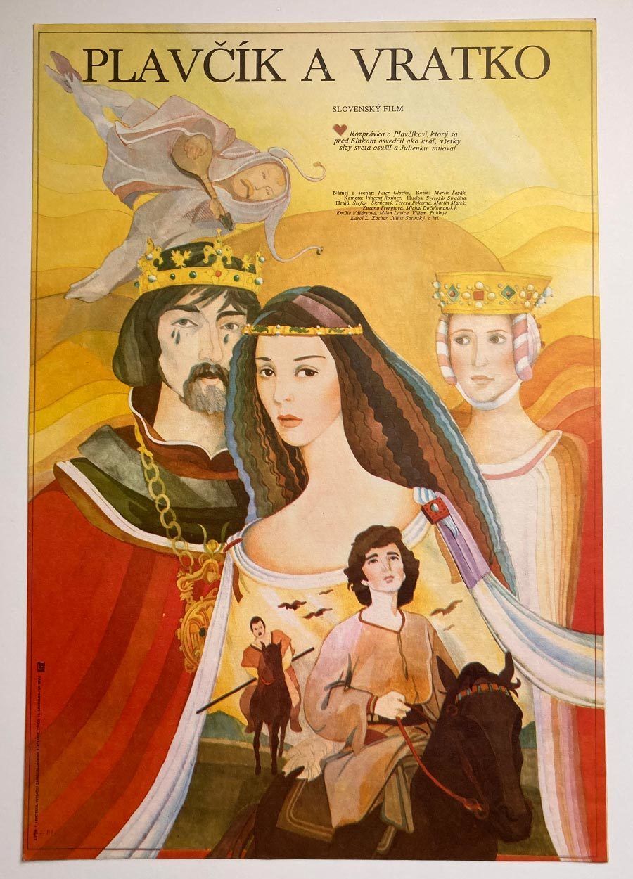 Original Film Poster, Three Golden Hairs Of Grandpa Know All, Eugénia Lehotská, 1981, Genuine Czech Vintage Print