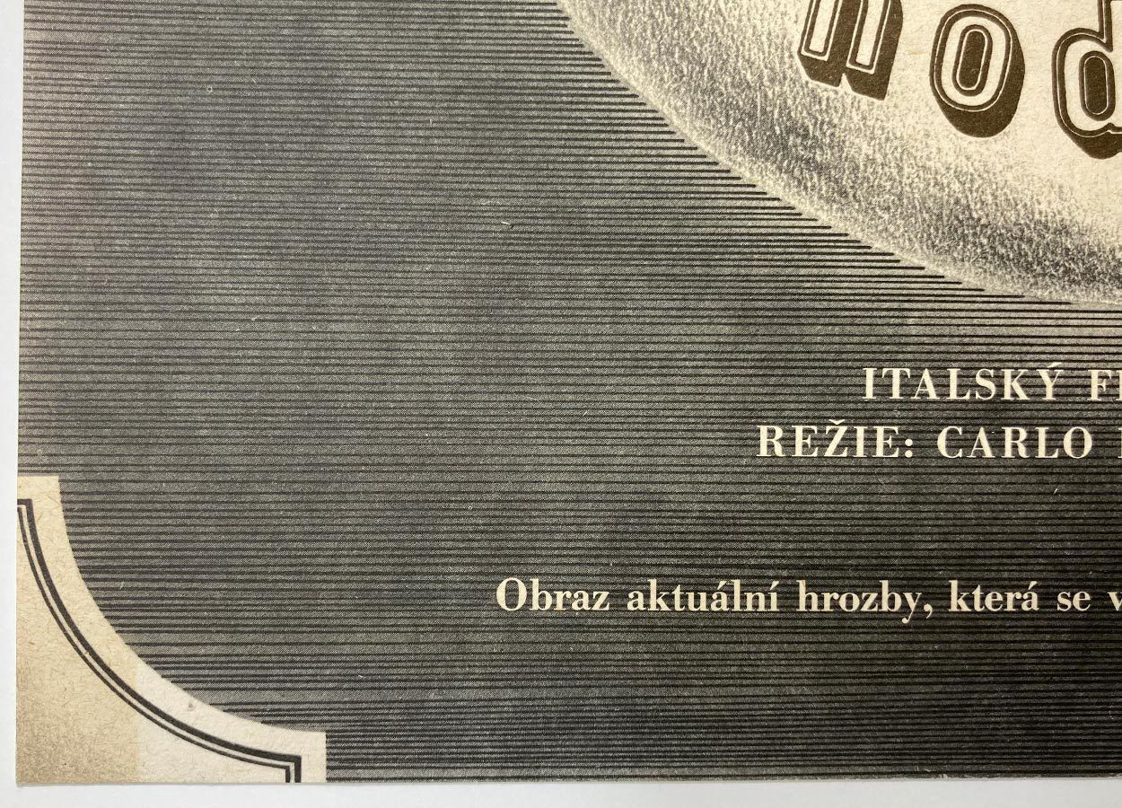 Original Film Poster, San Babila, Dimitrij Kadrnožka, 1979, Genuine Czech Vintage Print photo buy