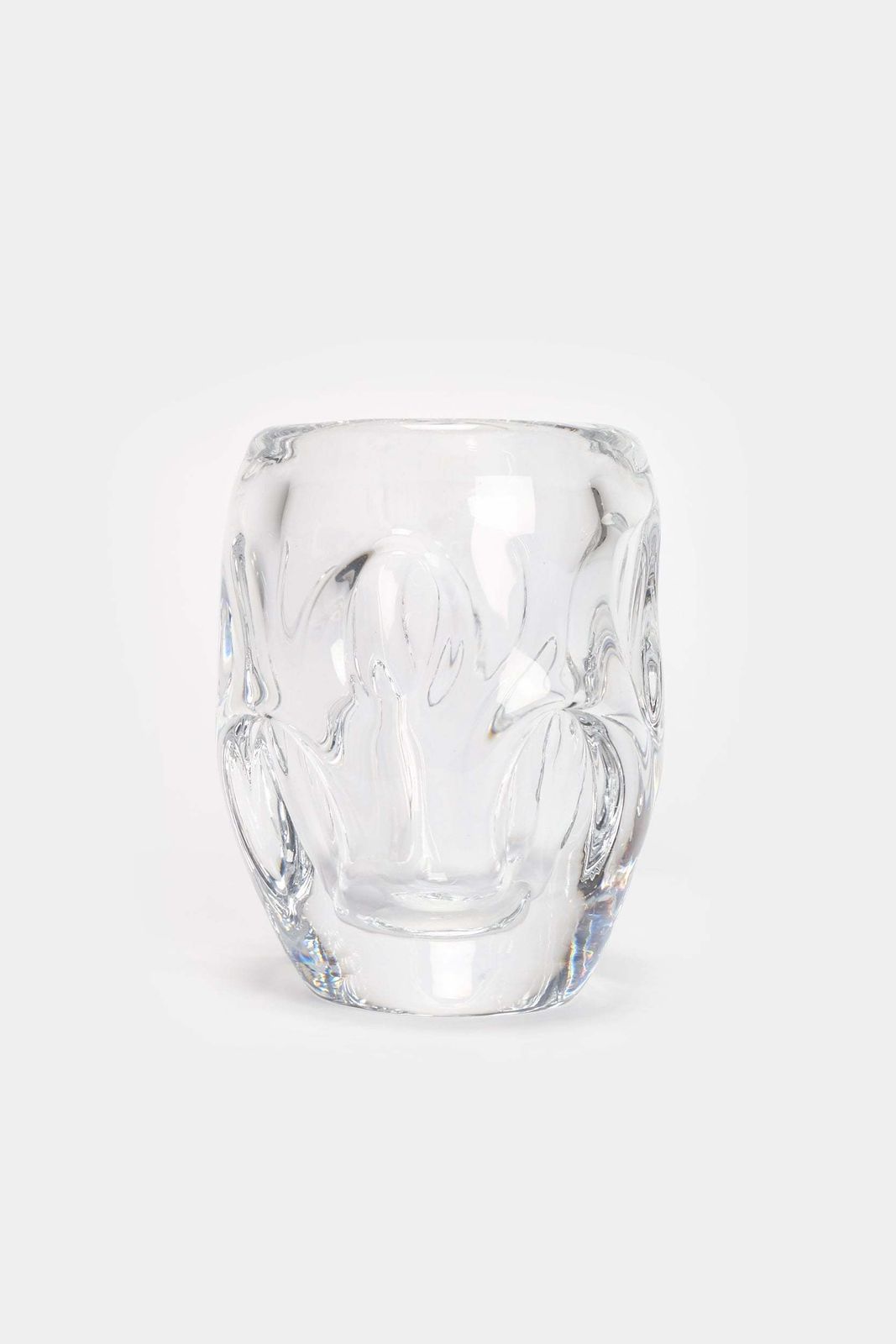 Crystal Glass Vase, Sèvres, France photo for sale