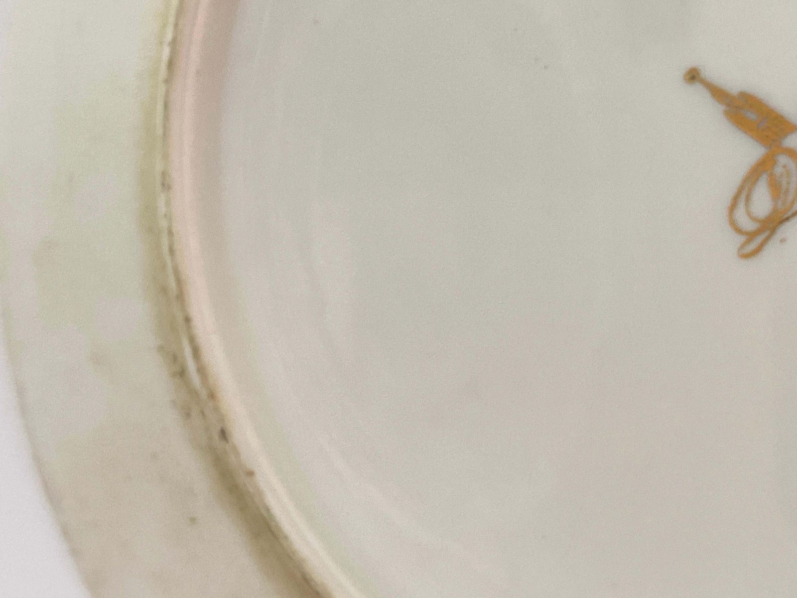 Pair Of Porcelain Plates, Ceramic With Animal Motif, France 1960 photo furniture