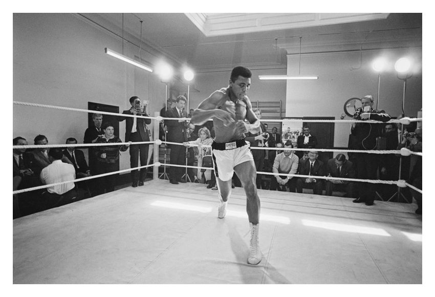 Ali In Training 30x40" Silver Gelatin Fibre Print