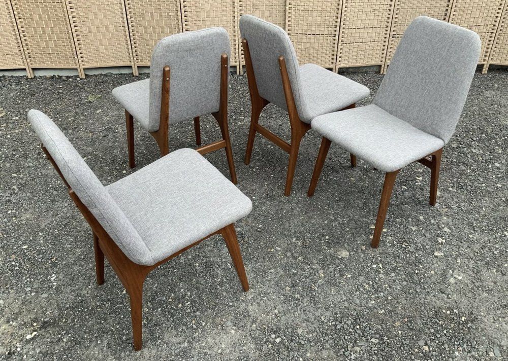 Dining Chairs Designed By Greaves & Thomas For Schreiber, 1960s, Set Of 4 photo 985.0